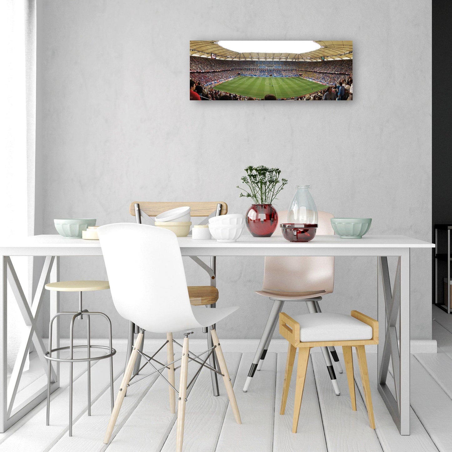 Partido de fútbol de Hamburgo - Panoramic Images