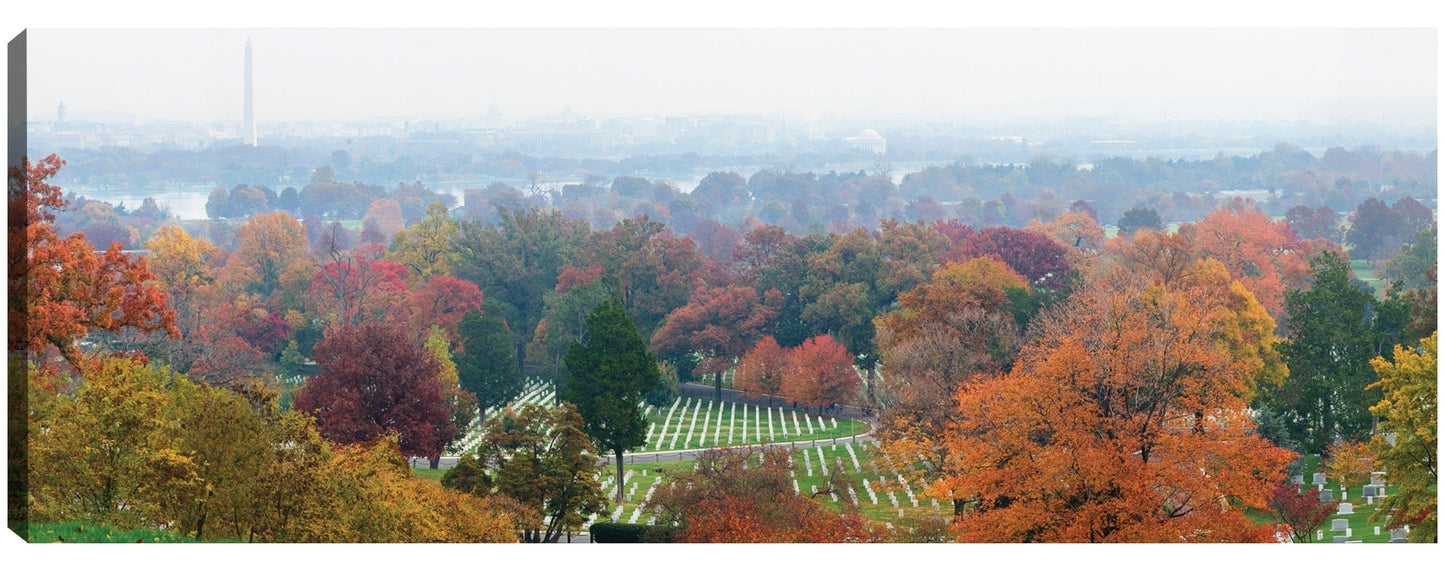Arriba del Cementerio Nacional de Arlington - Panoramic Images