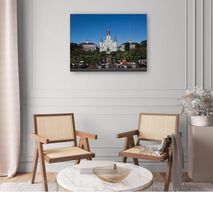Carruajes en la Catedral de St. Louis - Panoramic Images