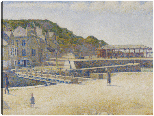 Puerto-en-Bessin (1888) - Georges Seurat