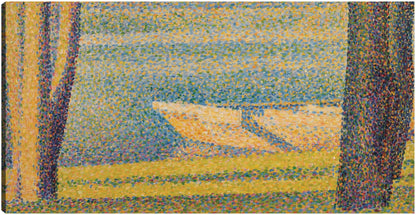Barcos y árboles amarrados - Georges Seurat