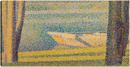 Barcos y árboles amarrados - Georges Seurat