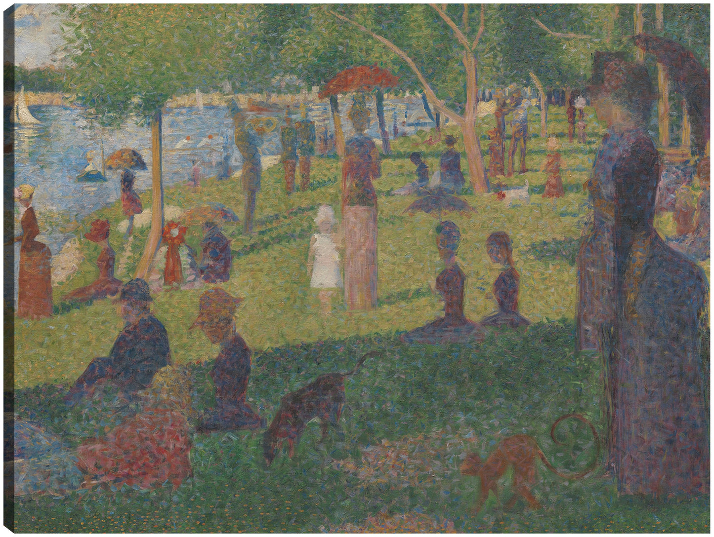 Estudio para &#39;Un domingo en La Grande Jatte&#39; (1884) - Georges Seurat