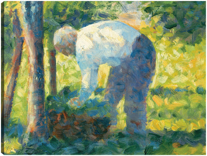 El jardinero (1882-1883) - Georges Seurat