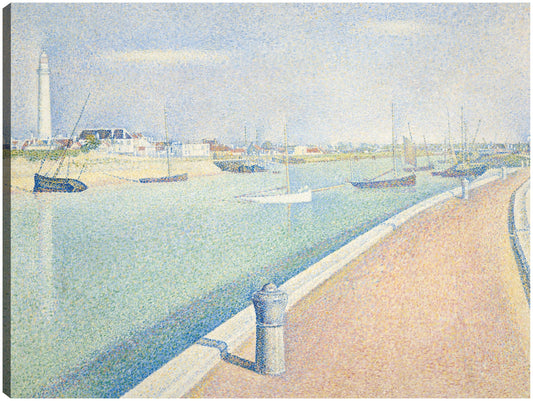 El canal de Gravelines, Petit Fort Philippe (1890) - Georges Seurat
