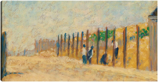 Trabajadores hincando pilotes (hacia 1882) - Georges Seurat