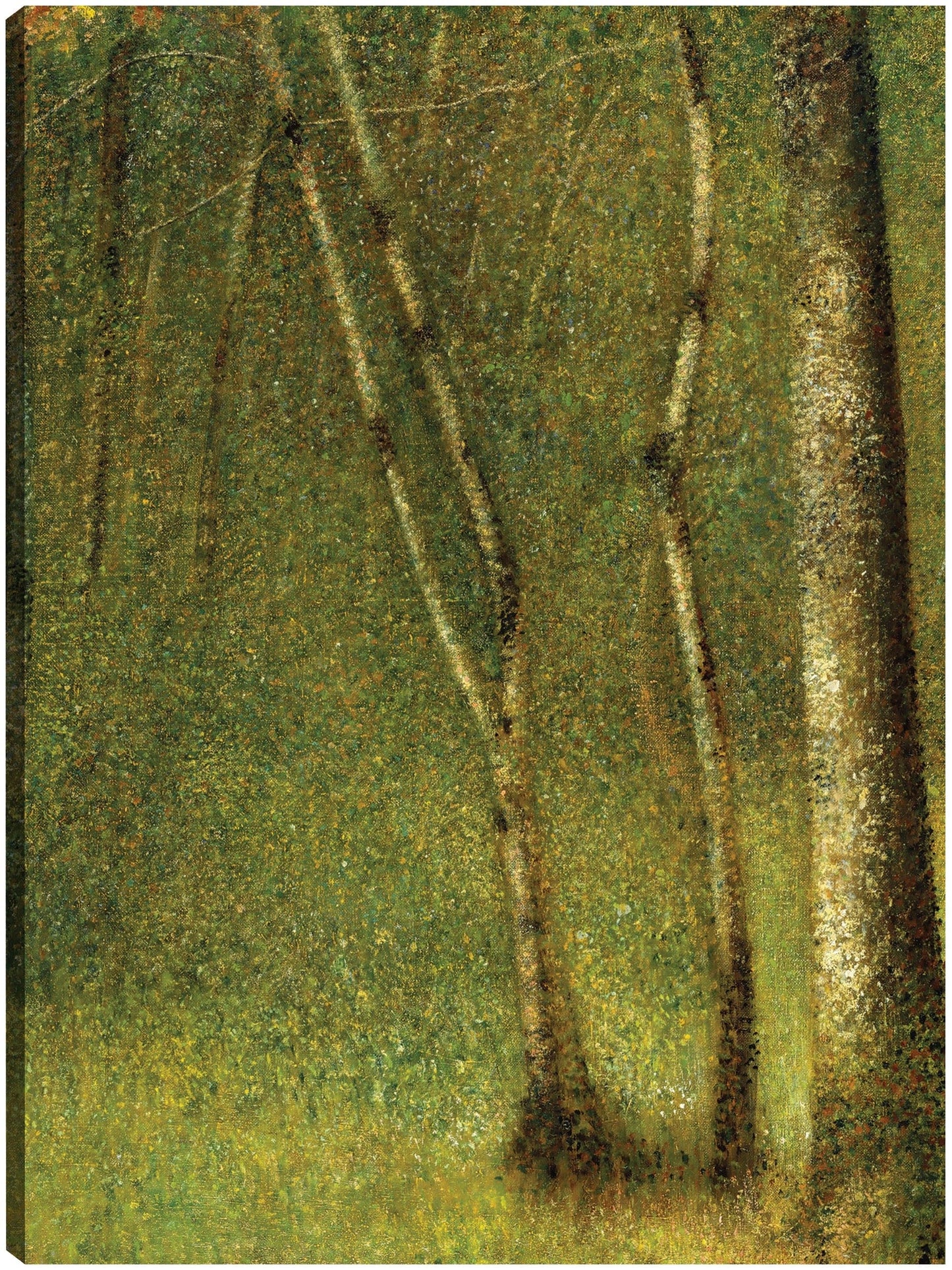 El bosque de Pontaubert (1881) - Georges Seurat