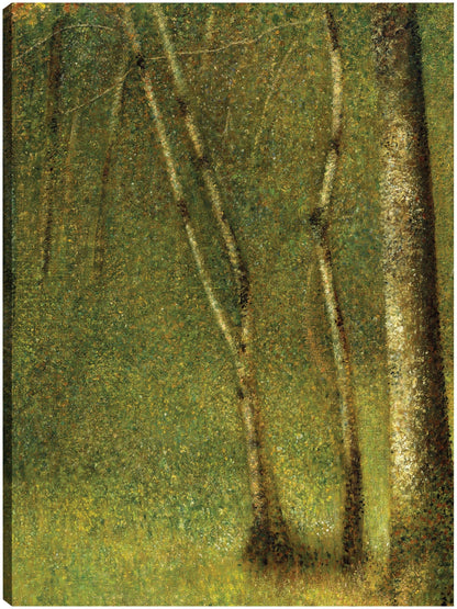El bosque de Pontaubert (1881) - Georges Seurat