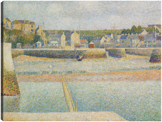 Port-En-Bessin, El puerto exterior (marea baja) (1888) - Georges Seurat