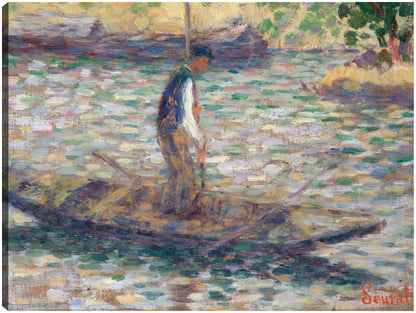 Un pescador (hacia 1884) - Georges Seurat