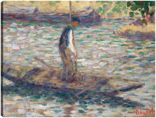 Un pescador (hacia 1884) - Georges Seurat