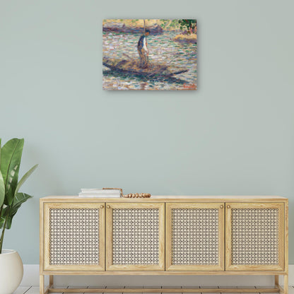 Un pescador (hacia 1884) - Georges Seurat
