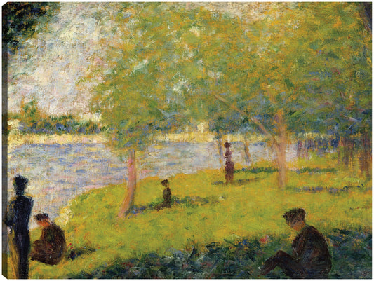 Estudiar para un domingo en La Grande Jatte (1884) - Georges Seurat