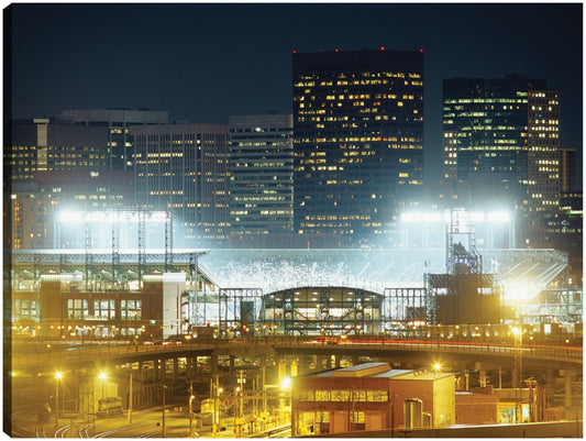 Coors Field por la noche - Panoramic Images