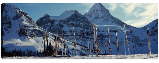 Bastones de esquí en el Monte Assiniboine - Panoramic Images