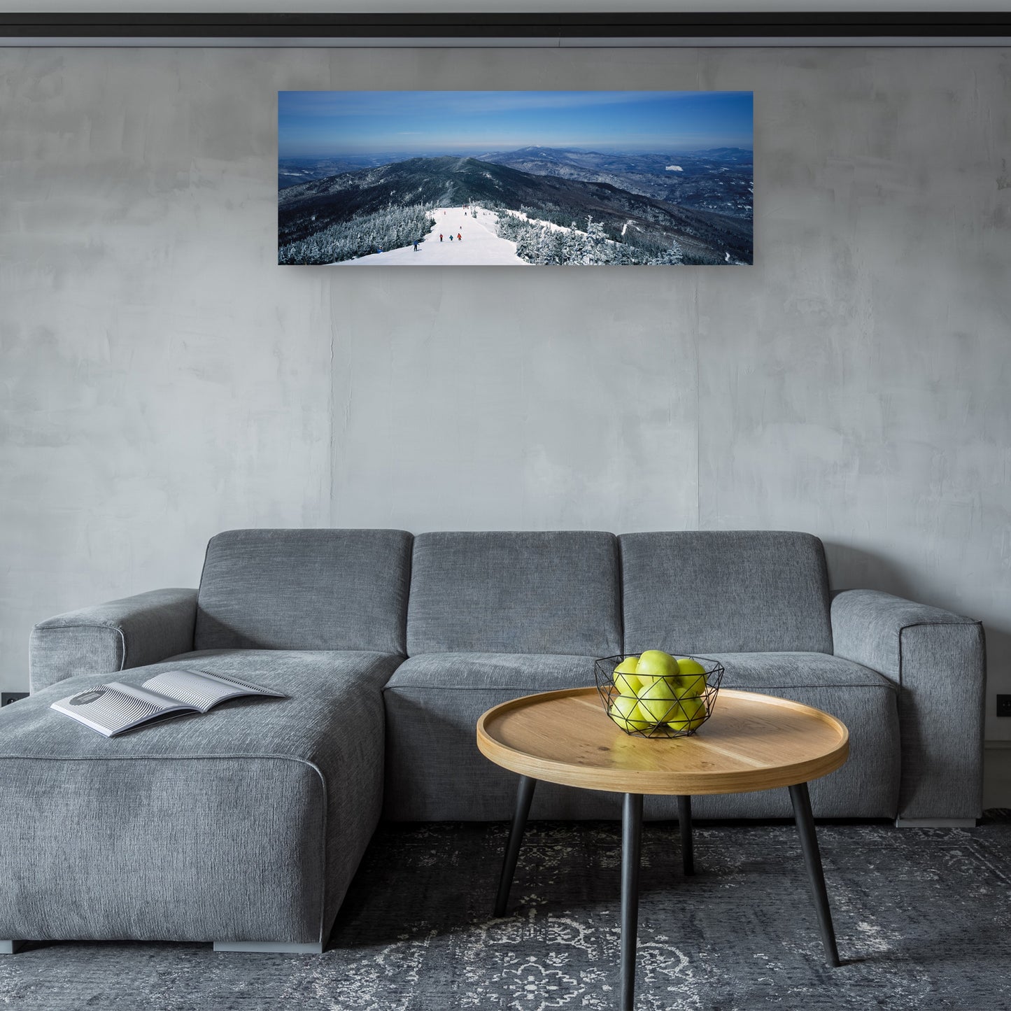 Esquiadores en Sugarbush - Panoramic Images