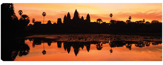 Siluetas de Angkor Wat - Panoramic Images
