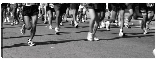 Vista baja en el maratón de Chicago - Panoramic Images