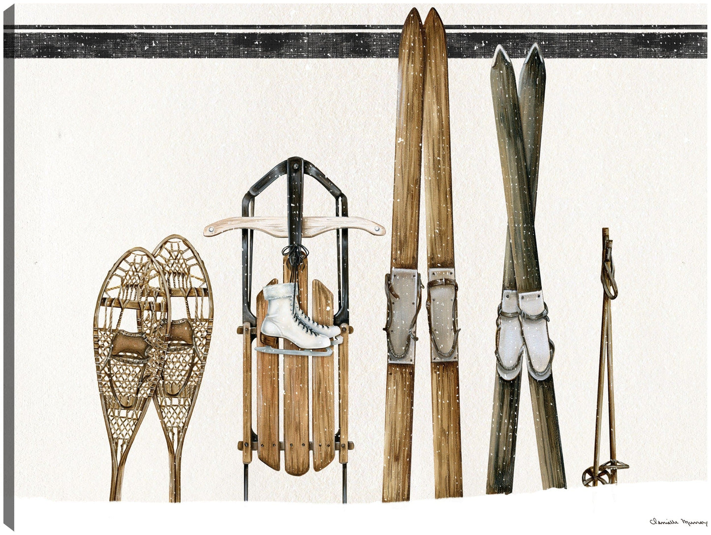 Esquís de invierno 1 - Danielle Murray