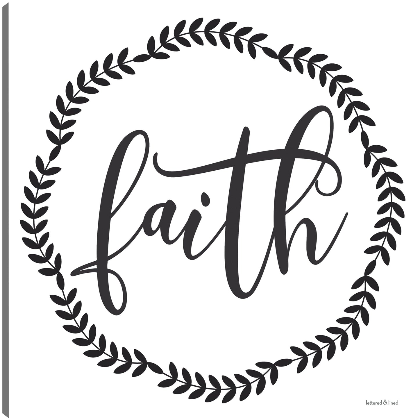 Fe - lettered & lined
