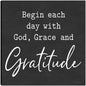 Dios, Gracia y Gratitud I - lettered & lined