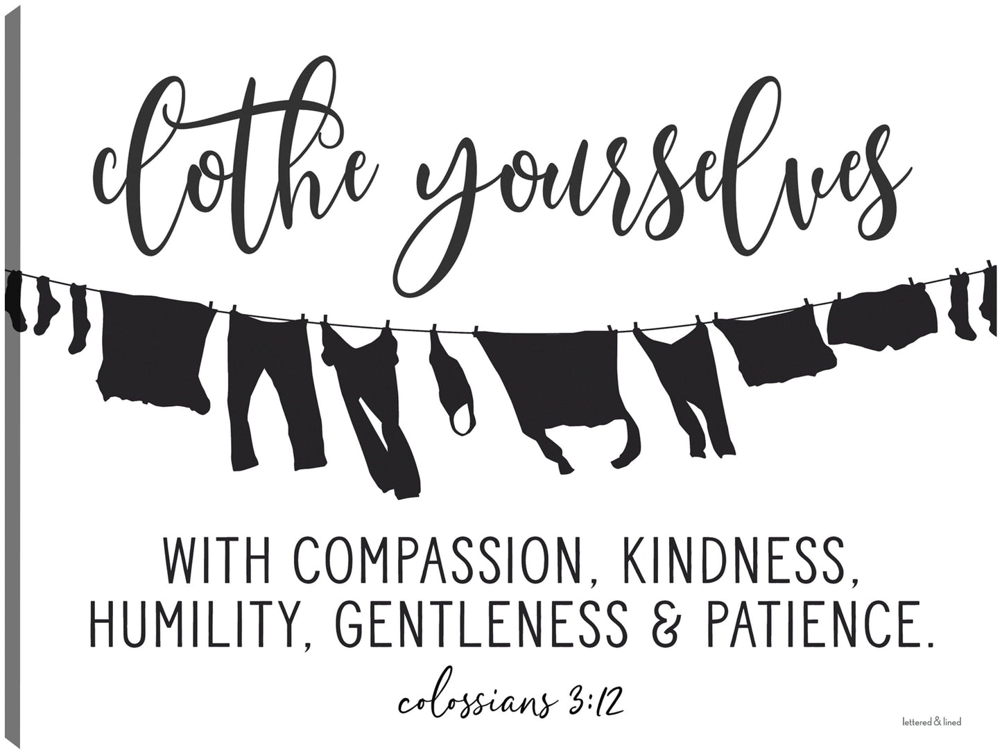 Vístanse - lettered & lined