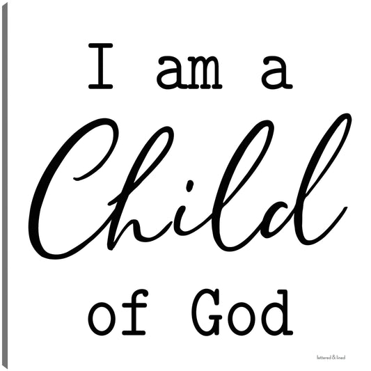 Soy un niño de Dios - lettered & lined