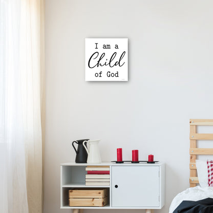 Soy un niño de Dios - lettered & lined