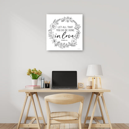 Hecho en amor - lettered & lined
