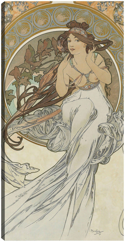 Las artes 1 (1898) - Alphonse Mucha