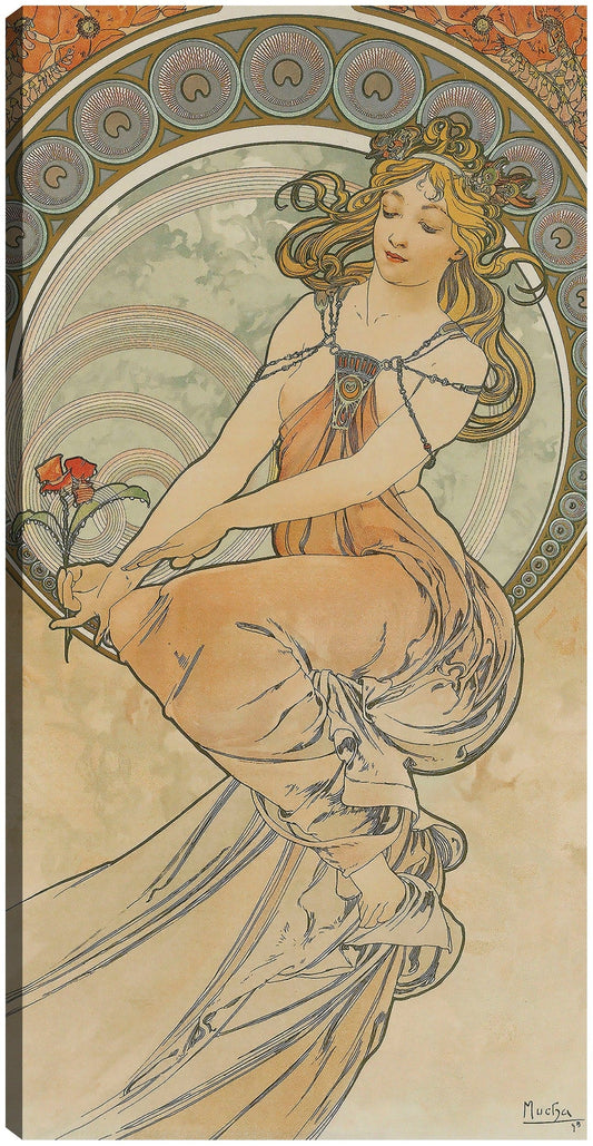 Las artes 3 (1898) - Alphonse Mucha