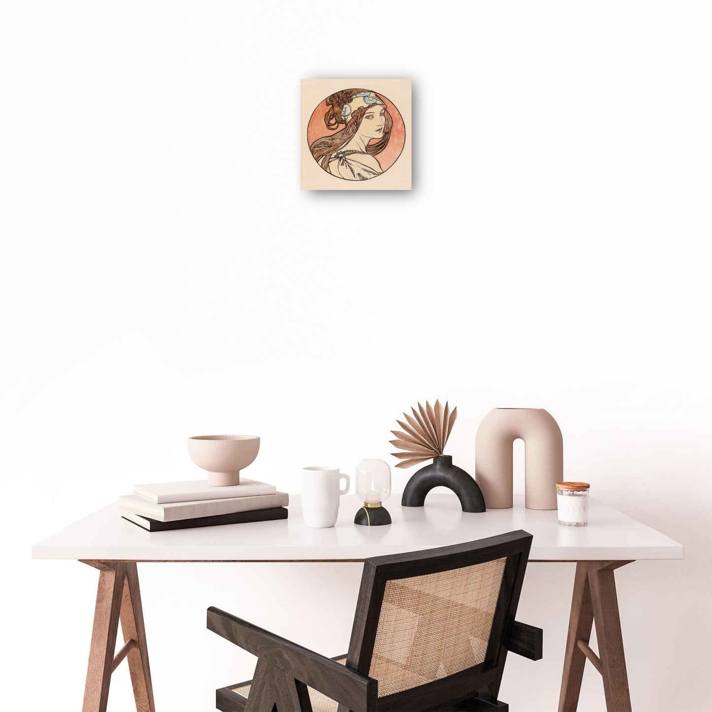 Vidriera para la fachada de la boutique Fouquet I - Alphonse Mucha
