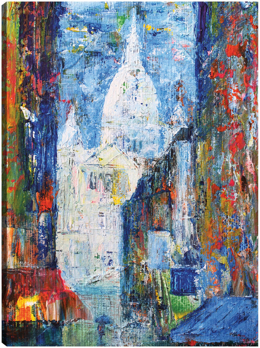Calle Montmartre de París en acrílico - DP Gallery