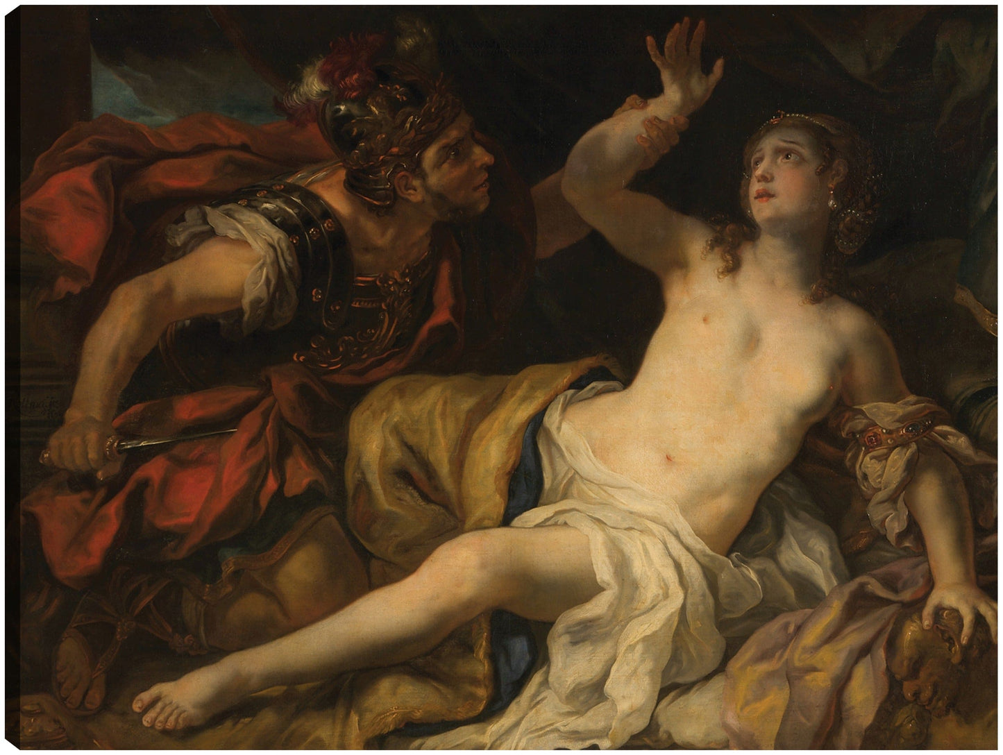 Tarquinio y Lucrecia (1692) - Johann Michael Rottmayr