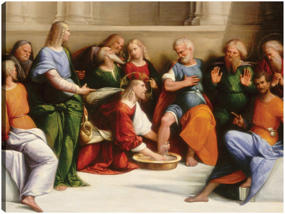 Cristo lavando los pies de los discípulos, c. 1520/1525 - Garofalo