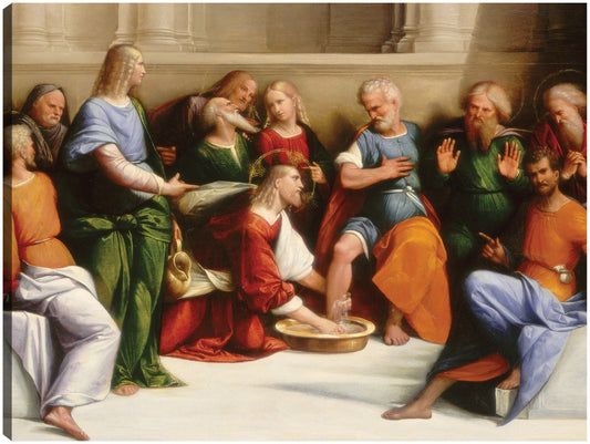 Cristo lavando los pies de los discípulos, c. 1520/1525 - Garofalo