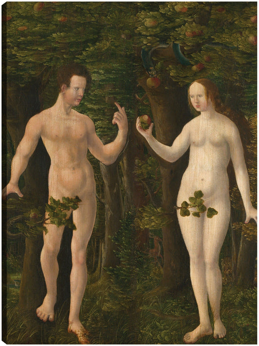 La caída del hombre [panel central], c. 1535 - Workshop of Albrecht Altdorfer