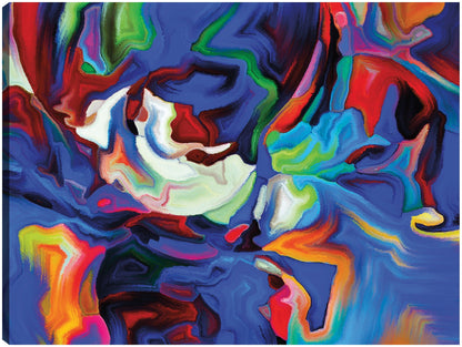Formas rojas y azules dentro - DP Gallery