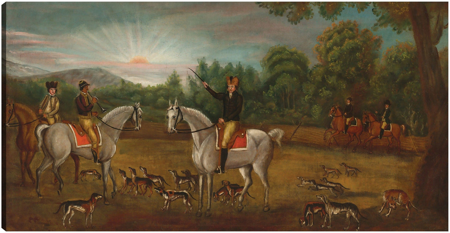 El inicio de la caza, c. 1800 - American 19th Century