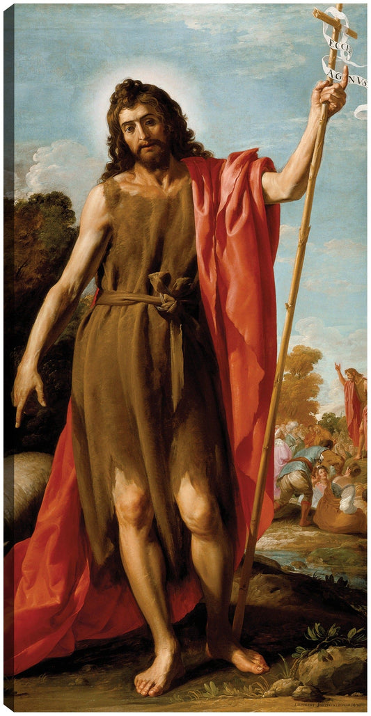 San Juan Bautista en el desierto (1635) - Jose Leonardo