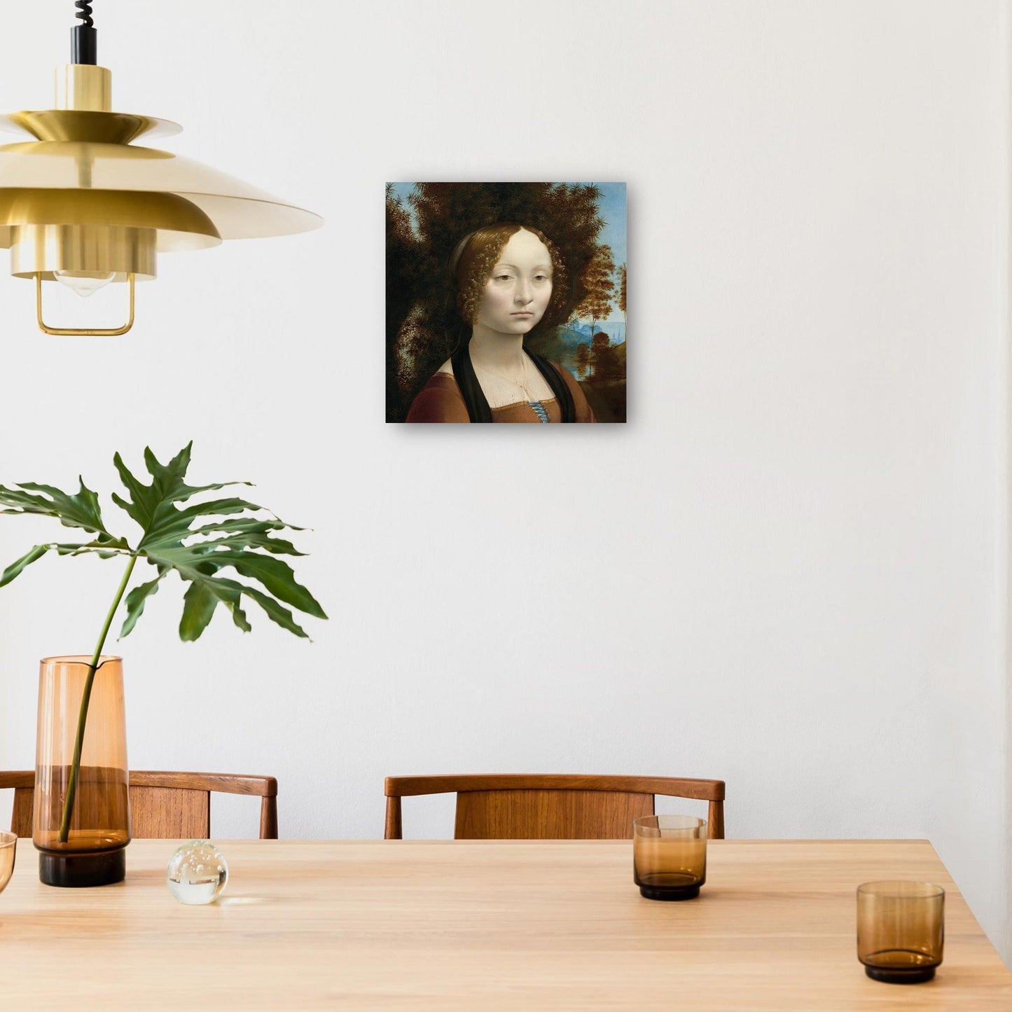 Ginevra de' Benci [anverso], c. (1474-1478) - Leonardo da Vinci
