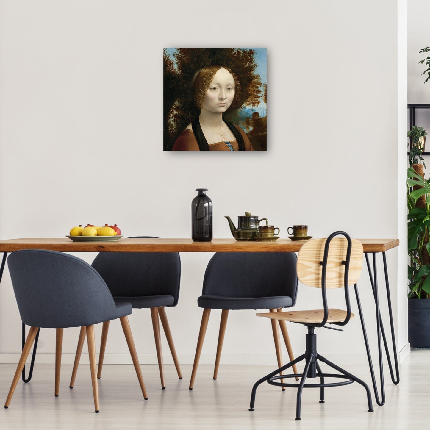 Ginevra de' Benci [anverso], c. 1474/1478 - Leonardo da Vinci