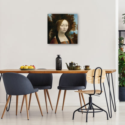Ginevra de' Benci [anverso], c. 1474/1478 - Leonardo da Vinci