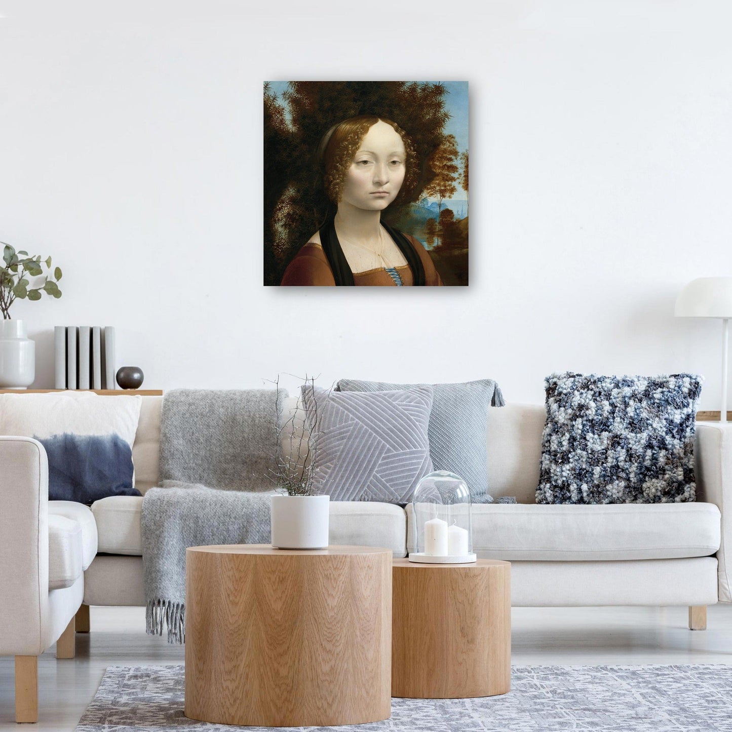 Ginevra de' Benci [anverso], c. 1474/1478 - Leonardo da Vinci