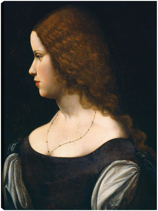 Retrato de una joven dama, c. 1500 - Leonardo da Vinci