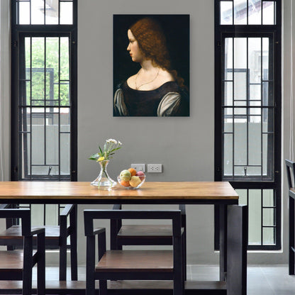 Retrato de una señorita, c. 1500 - Leonardo da Vinci