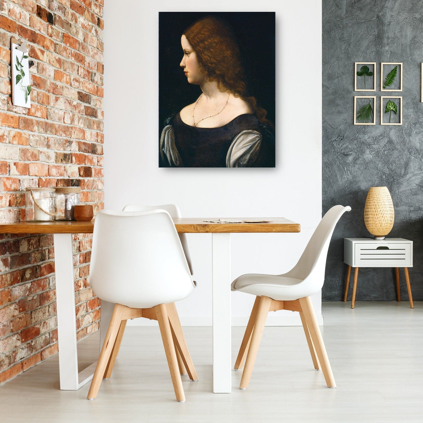Retrato de una señorita, c. 1500 - Leonardo da Vinci