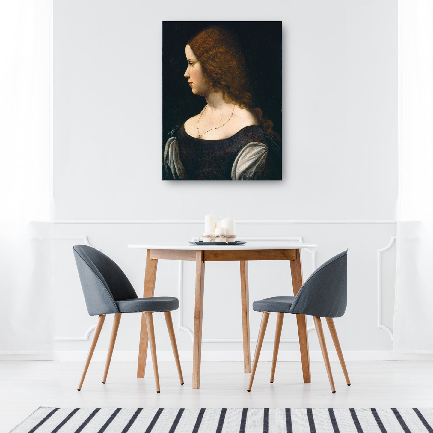 Retrato de una joven dama, c. 1500 - Leonardo da Vinci