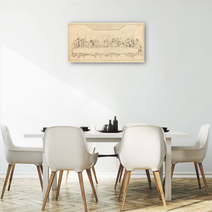 La última Cena, probablemente del siglo XIX. - Leonardo da Vinci