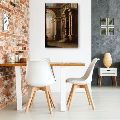 Vista del interior de un edificio. - Leonardo Coccorante